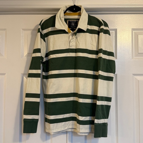 Striped Rugby Polo Shirt - Picture 2 of 6